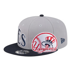 Gray/Navy New York Yankees New Era Stretched Two-Tone 9FIFTY Adjustable Hat