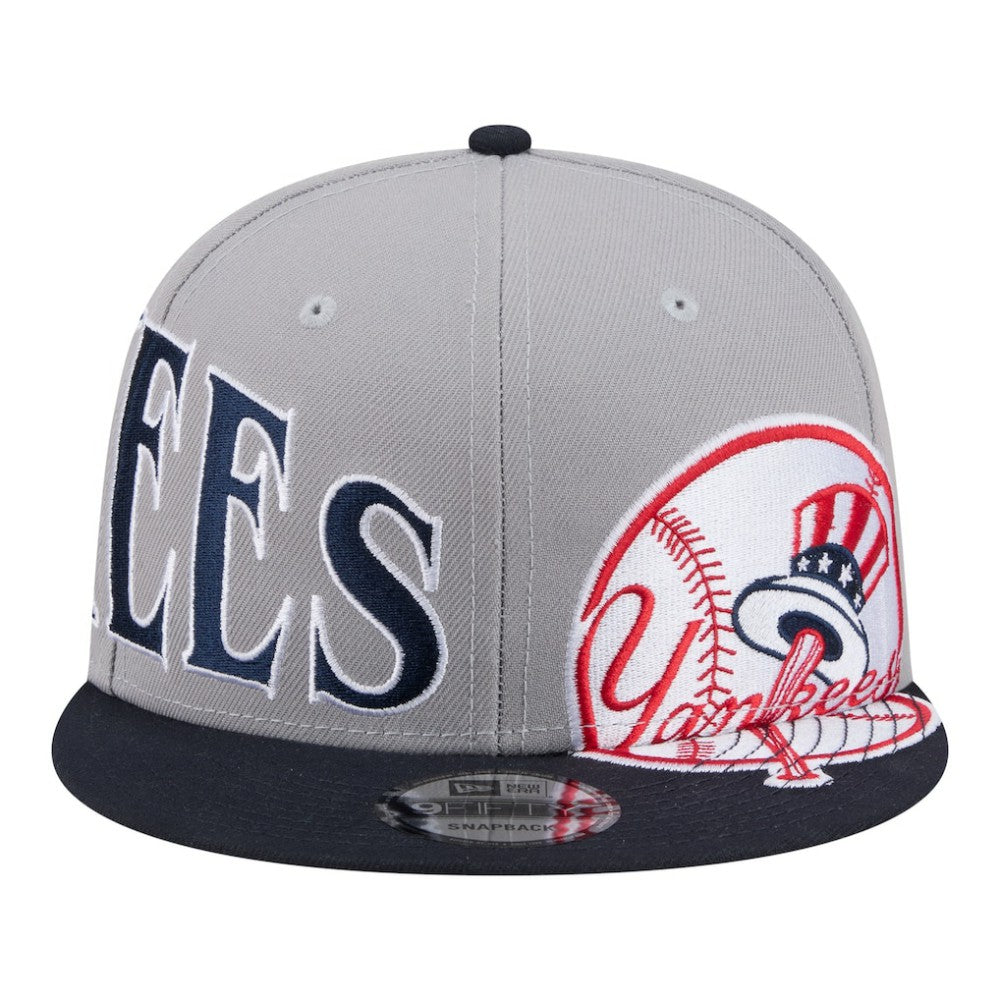 Gray/Navy New York Yankees New Era Stretched Two-Tone 9FIFTY Adjustable Hat