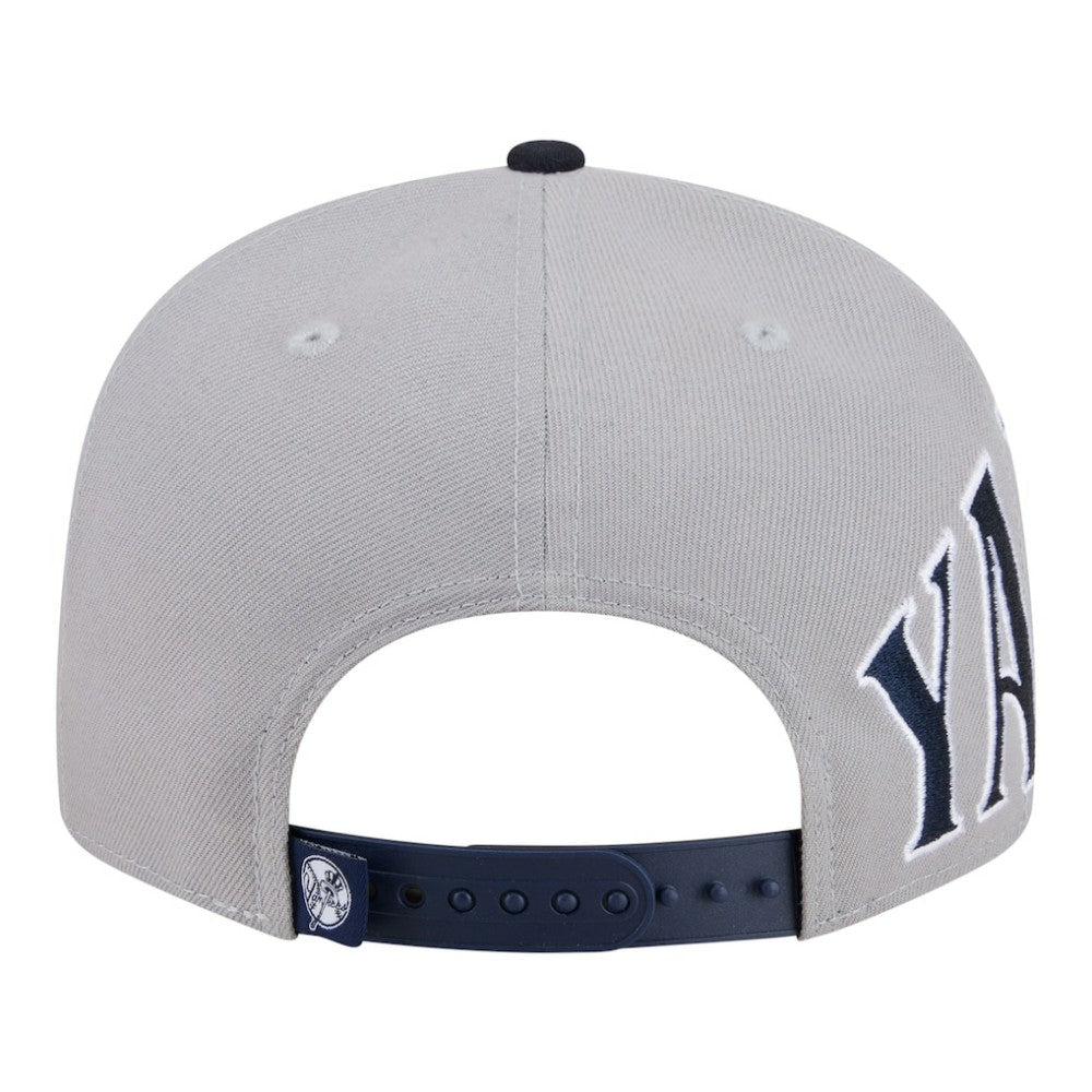 Gray/Navy New York Yankees New Era Stretched Two-Tone 9FIFTY Adjustable Hat