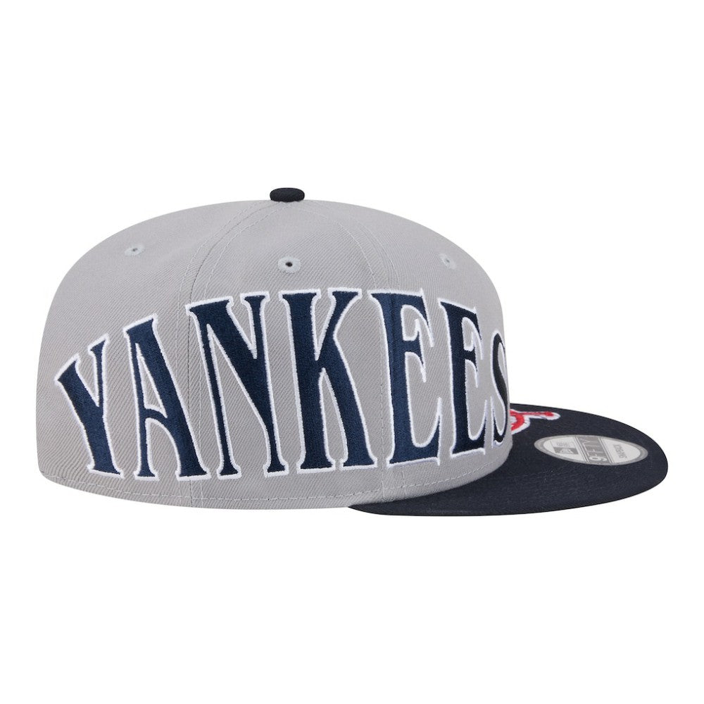 Gray/Navy New York Yankees New Era Stretched Two-Tone 9FIFTY Adjustable Hat