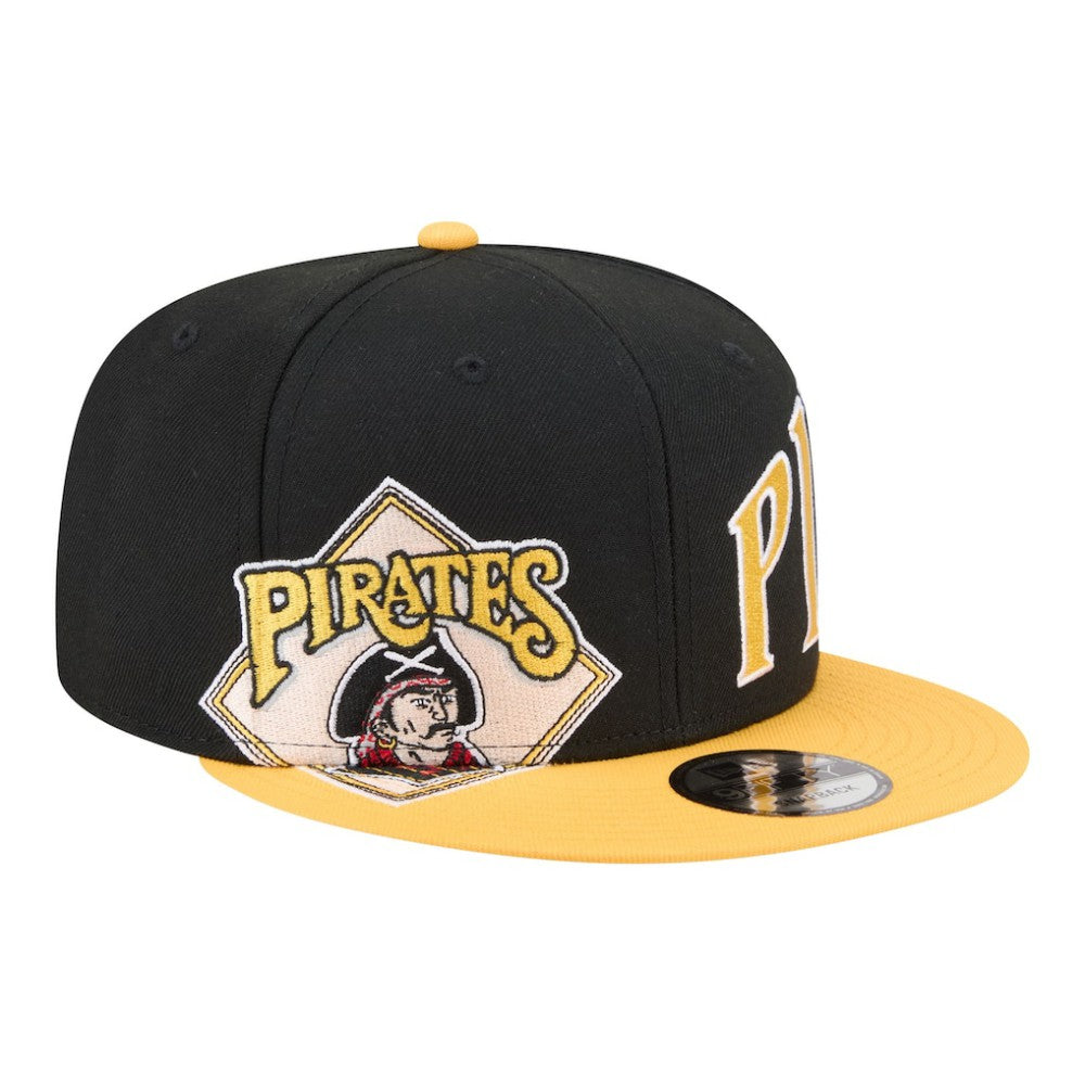 Black/Gold Pittsburgh Pirates New Era Stretched Two-Tone 9FIFTY Adjustable Hat