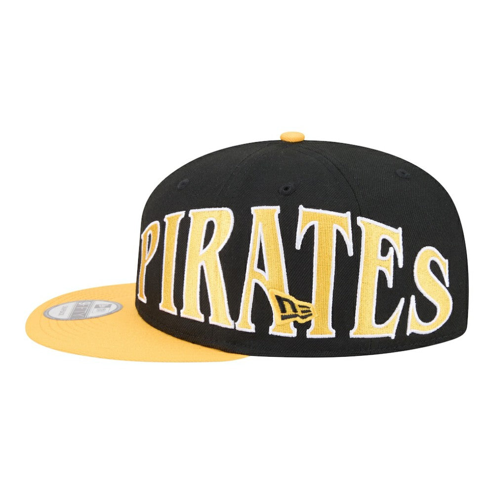 Black/Gold Pittsburgh Pirates New Era Stretched Two-Tone 9FIFTY Adjustable Hat