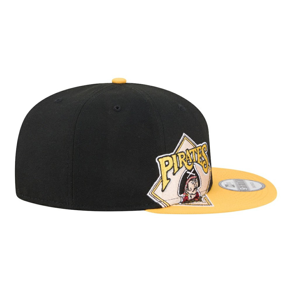 Black/Gold Pittsburgh Pirates New Era Stretched Two-Tone 9FIFTY Adjustable Hat