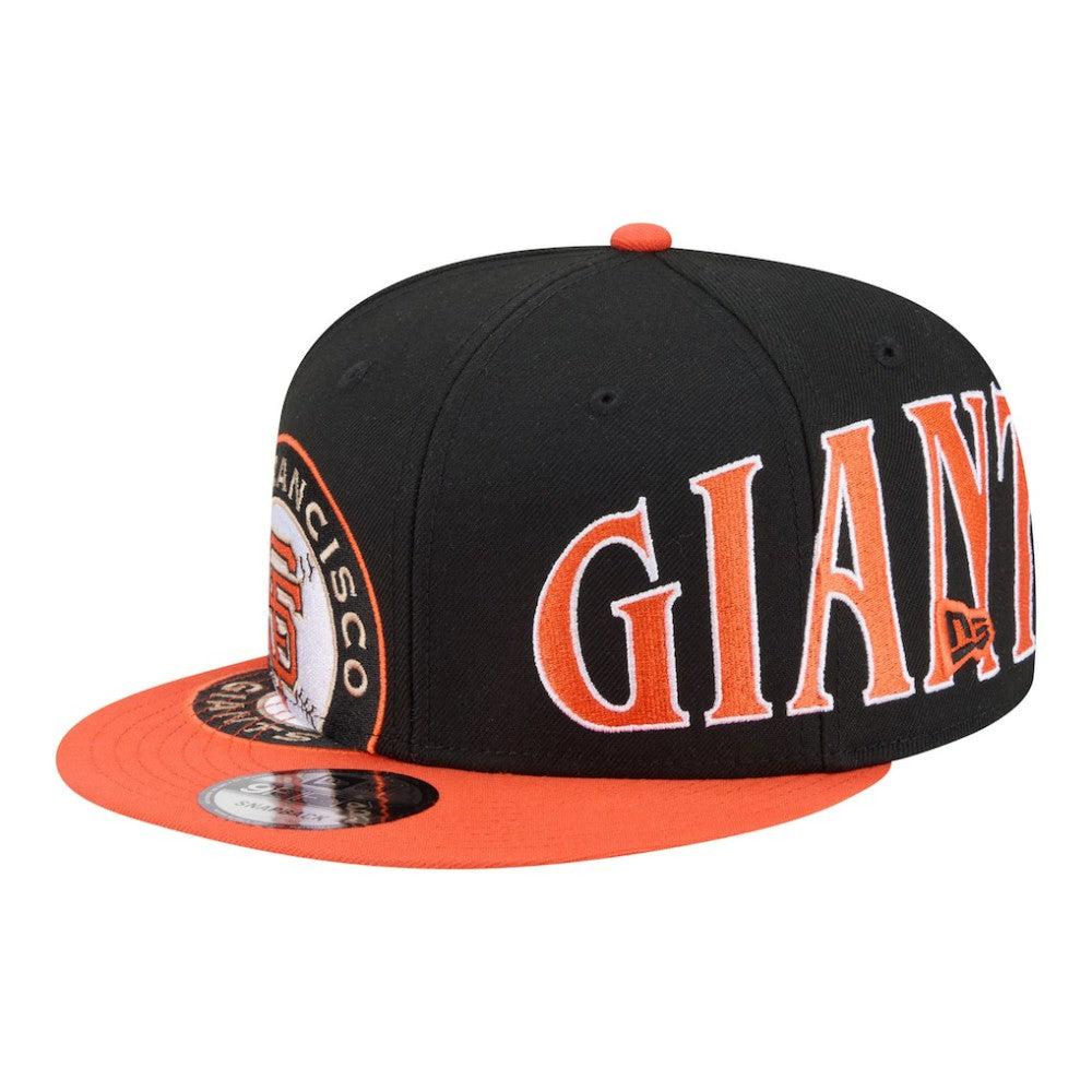 Black/Orange San Francisco Giants New Era Stretched Two-Tone 9FIFTY Adjustable Hat