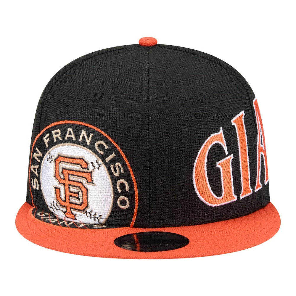 Black/Orange San Francisco Giants New Era Stretched Two-Tone 9FIFTY Adjustable Hat