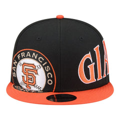 Black/Orange San Francisco Giants New Era Stretched Two-Tone 9FIFTY Adjustable Hat