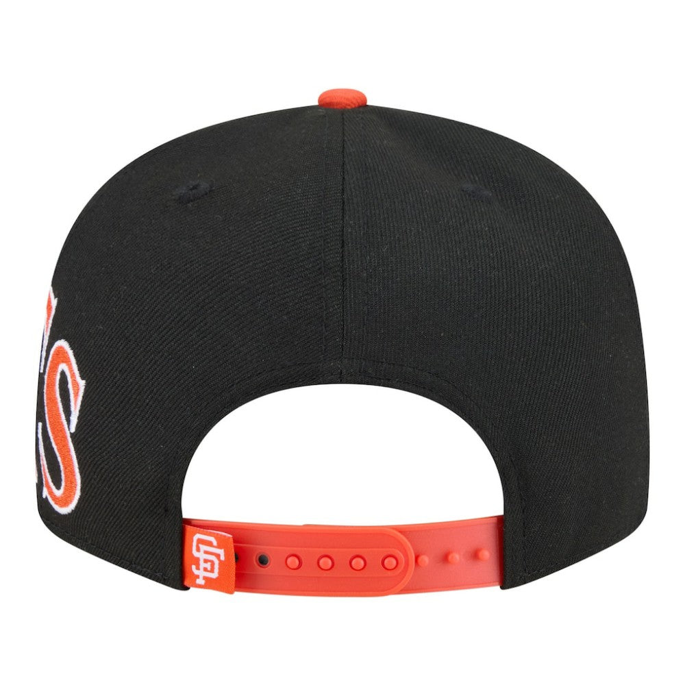 Black/Orange San Francisco Giants New Era Stretched Two-Tone 9FIFTY Adjustable Hat