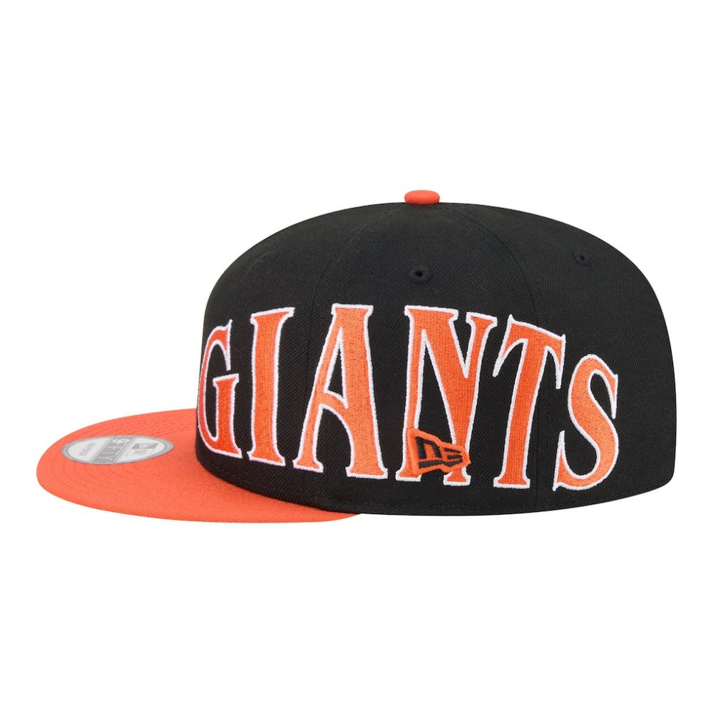 Black/Orange San Francisco Giants New Era Stretched Two-Tone 9FIFTY Adjustable Hat