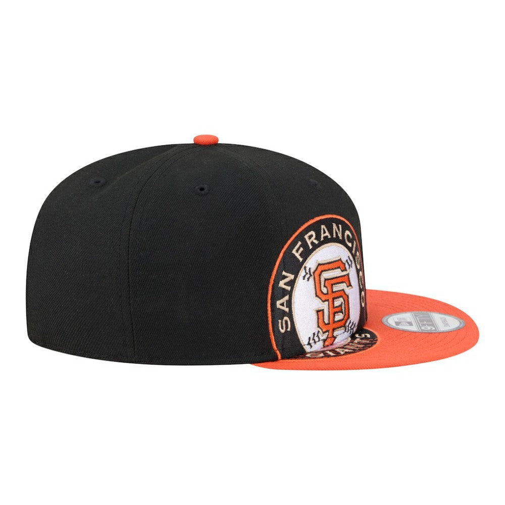 Black/Orange San Francisco Giants New Era Stretched Two-Tone 9FIFTY Adjustable Hat