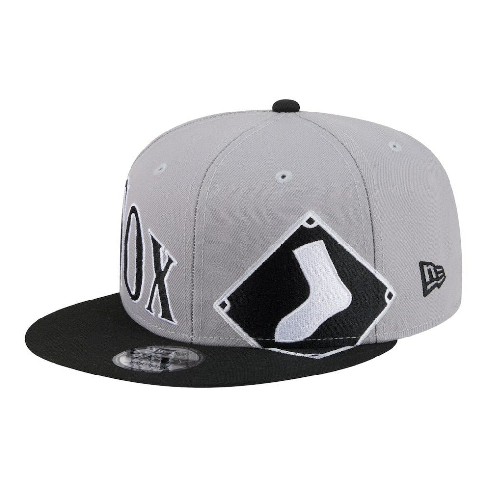 Gray/Black Chicago White Sox New Era Stretched Two-Tone 9FIFTY Adjustable Hat