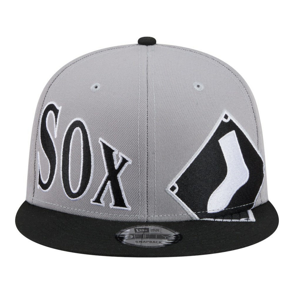 Gray/Black Chicago White Sox New Era Stretched Two-Tone 9FIFTY Adjustable Hat