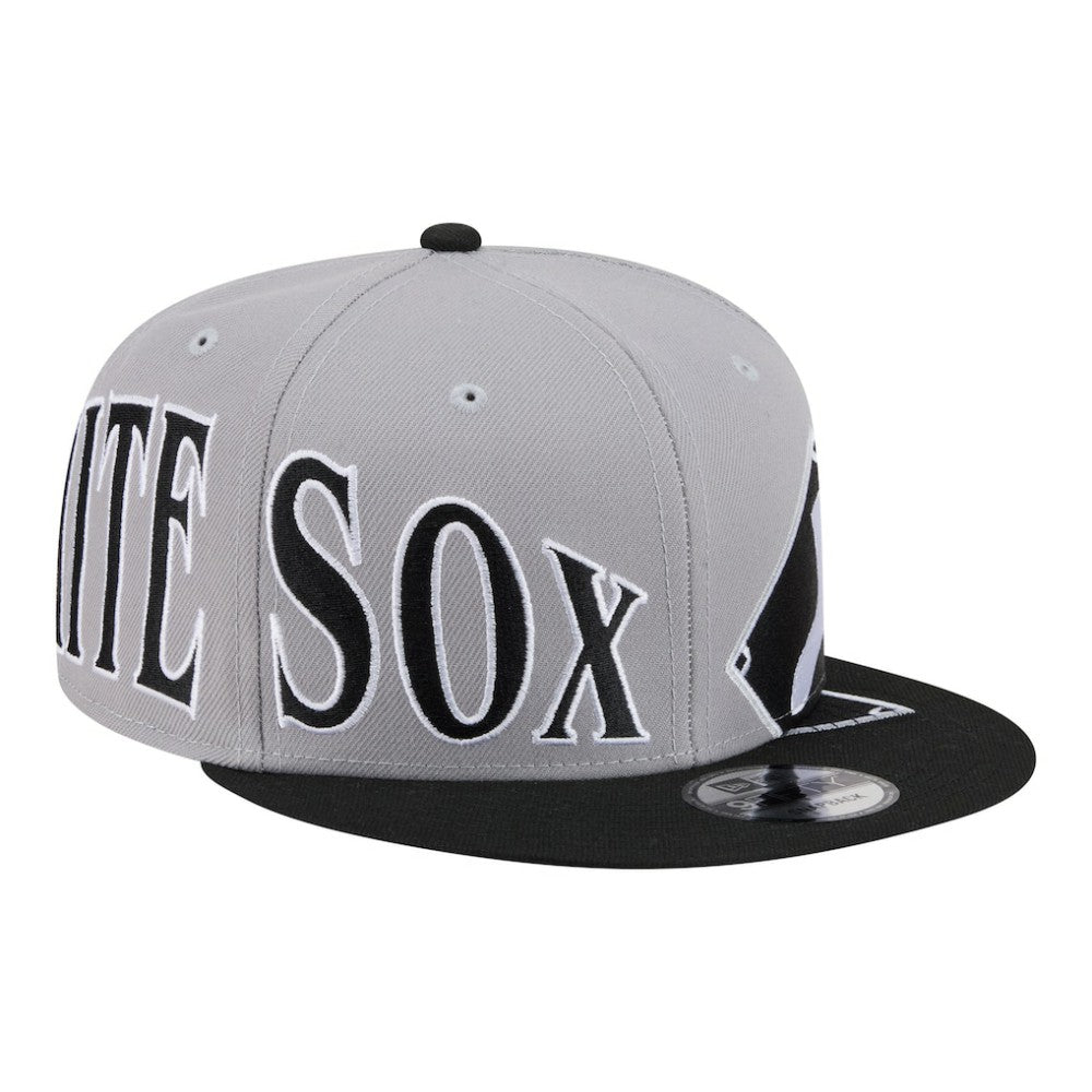 Gray/Black Chicago White Sox New Era Stretched Two-Tone 9FIFTY Adjustable Hat