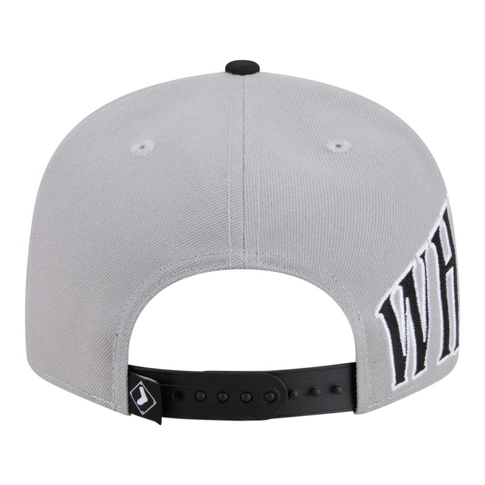 Gray/Black Chicago White Sox New Era Stretched Two-Tone 9FIFTY Adjustable Hat