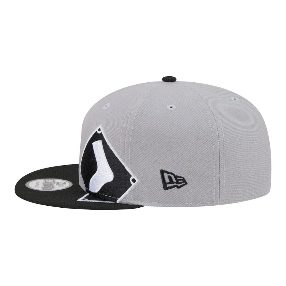 Gray/Black Chicago White Sox New Era Stretched Two-Tone 9FIFTY Adjustable Hat