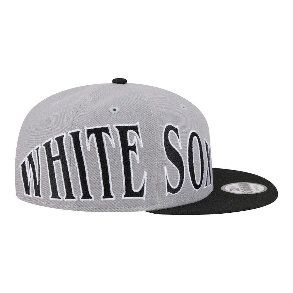 Gray/Black Chicago White Sox New Era Stretched Two-Tone 9FIFTY Adjustable Hat