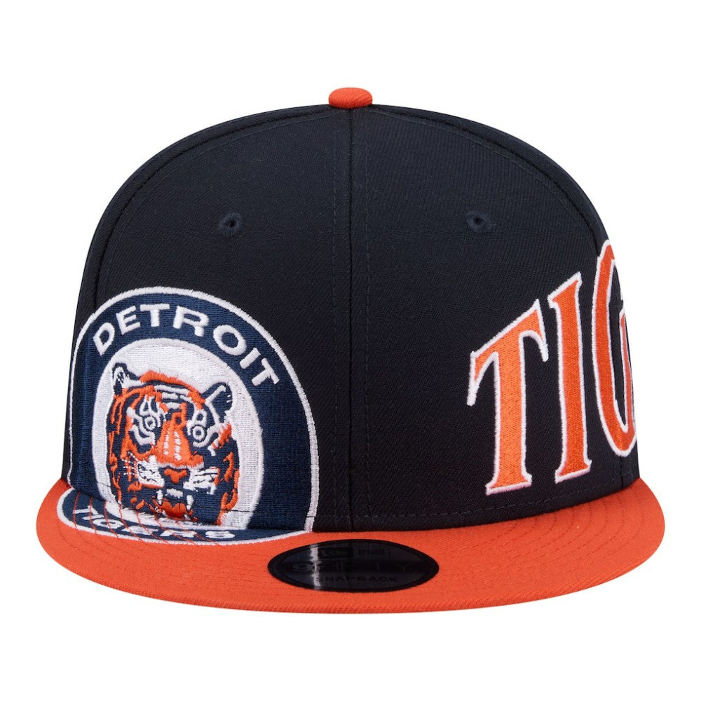 Navy/Orange Detroit Tigers New Era Stretched Two-Tone 9FIFTY Adjustable Hat