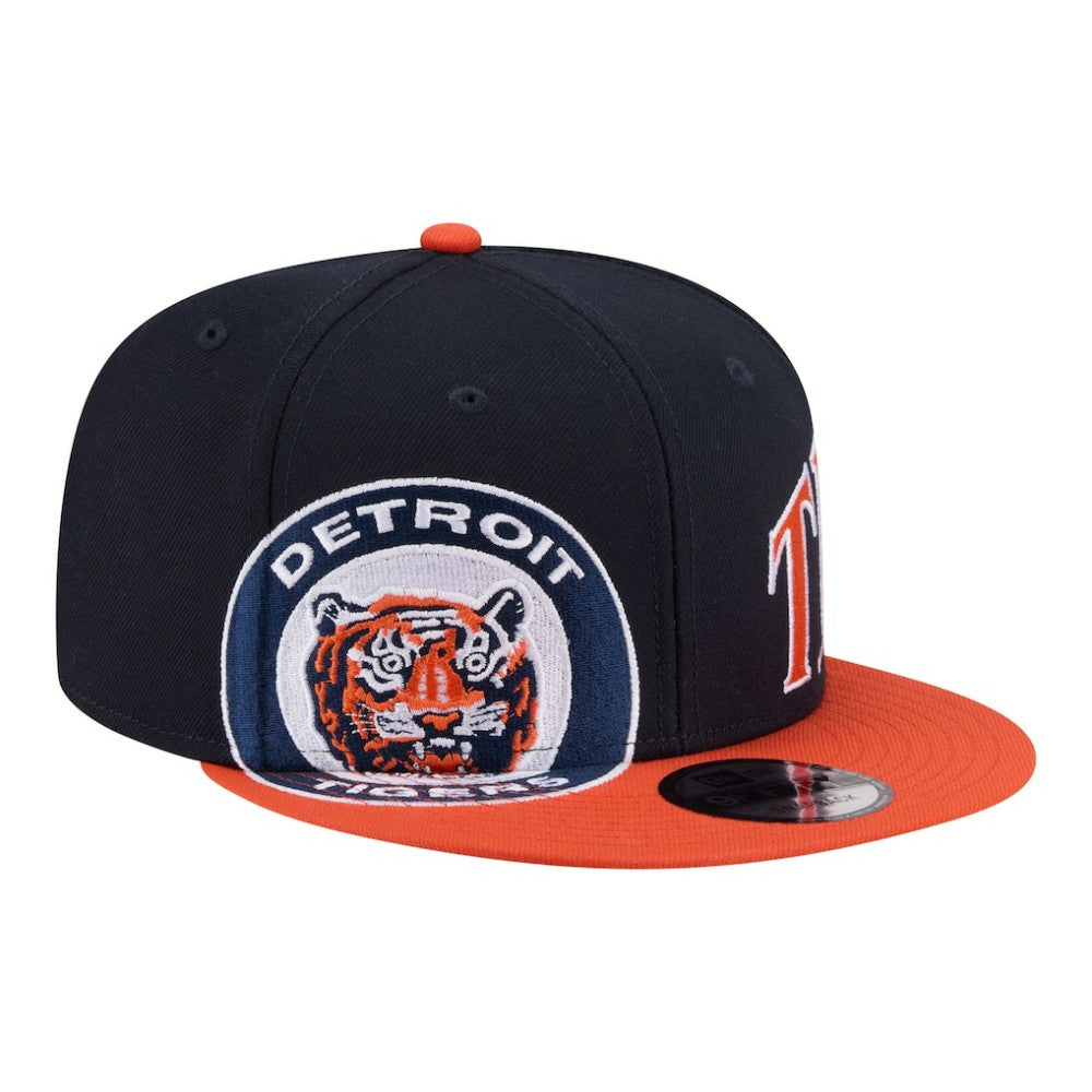 Navy/Orange Detroit Tigers New Era Stretched Two-Tone 9FIFTY Adjustable Hat