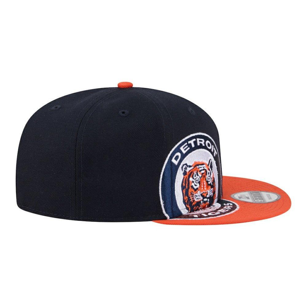 Navy/Orange Detroit Tigers New Era Stretched Two-Tone 9FIFTY Adjustable Hat