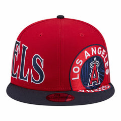 Red/Navy Los Angeles Angels New Era Stretched Two-Tone 9FIFTY Adjustable Hat