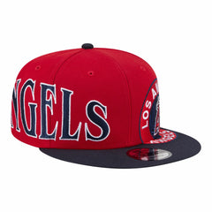 Red/Navy Los Angeles Angels New Era Stretched Two-Tone 9FIFTY Adjustable Hat