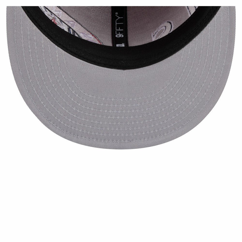 Red/Navy Los Angeles Angels New Era Stretched Two-Tone 9FIFTY Adjustable Hat