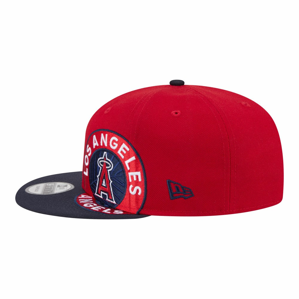 Red/Navy Los Angeles Angels New Era Stretched Two-Tone 9FIFTY Adjustable Hat