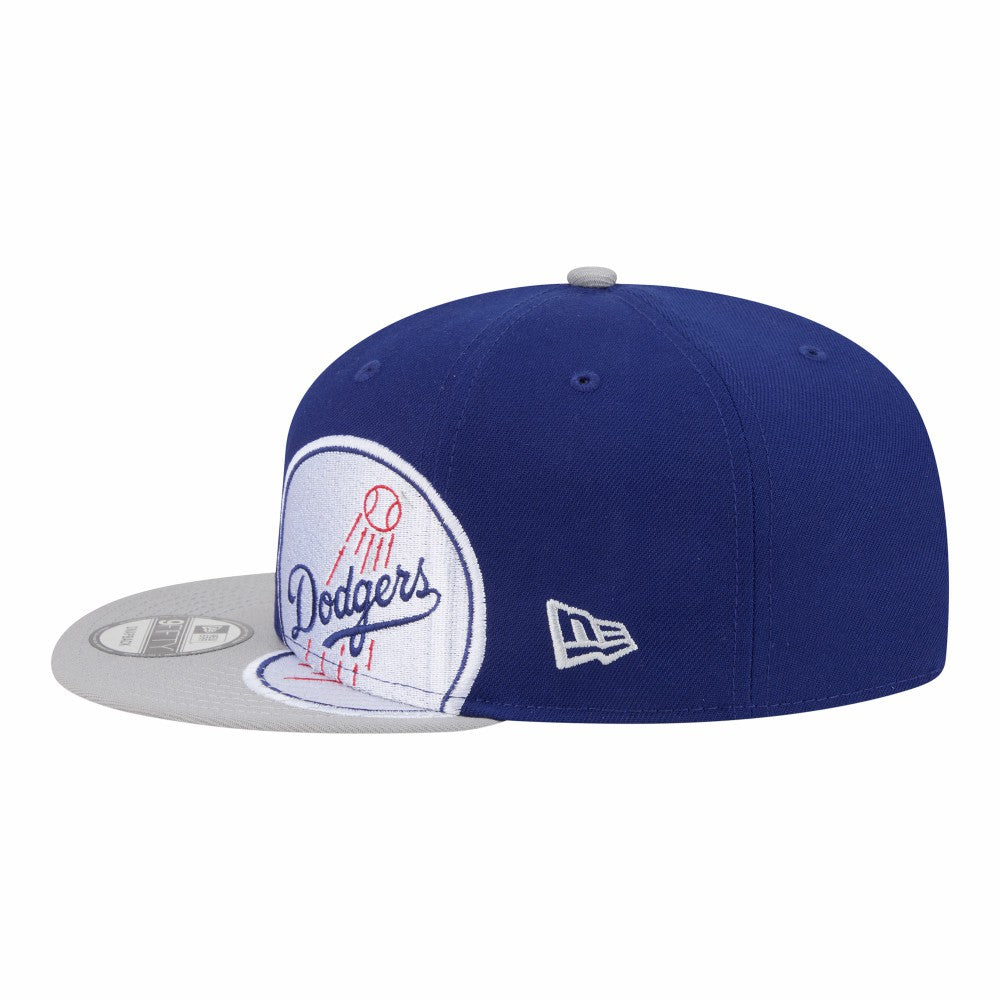 Royal/Gray Los Angeles Dodgers New Era Stretched Two-Tone 9FIFTY Adjustable Hat