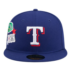 Royal Texas Rangers New Era City Patch 59FIFTY Fitted Hat