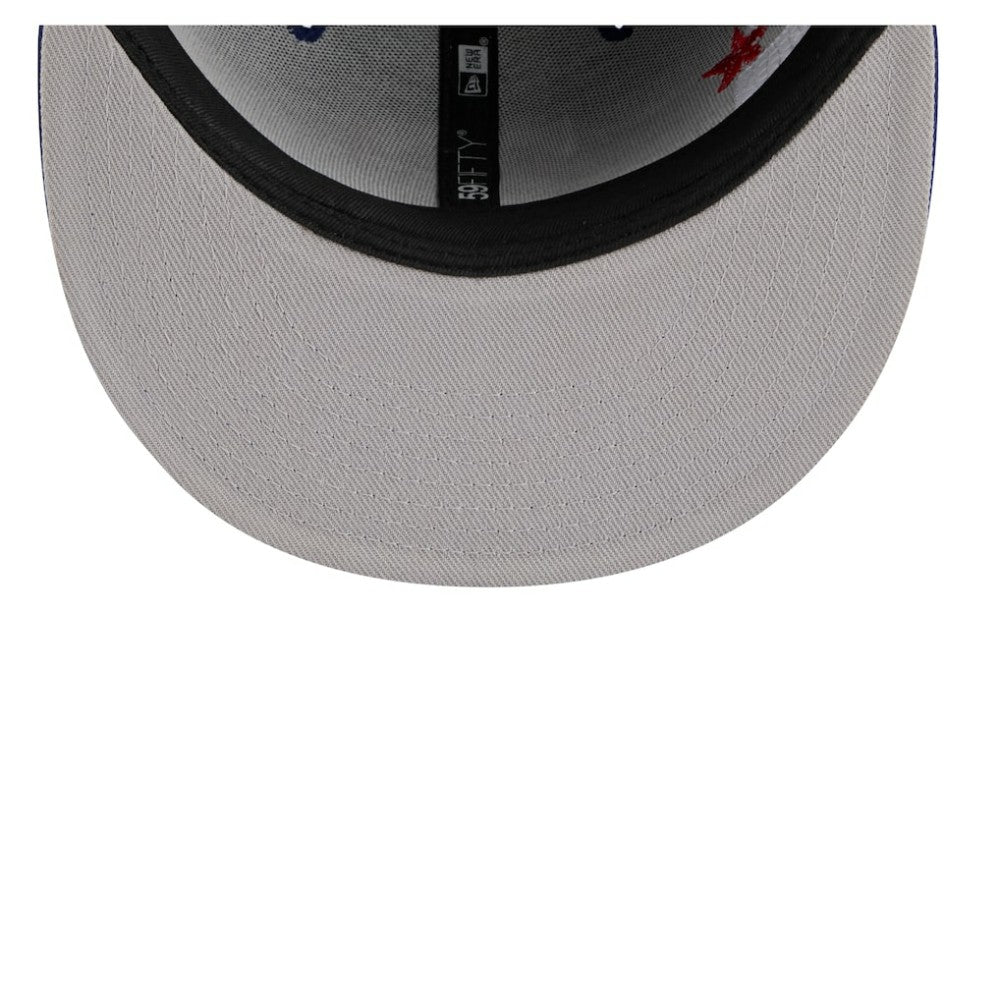 Royal Texas Rangers New Era City Patch 59FIFTY Fitted Hat