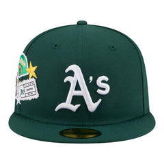 Green Athletics New Era City Patch 59FIFTY Fitted Hat