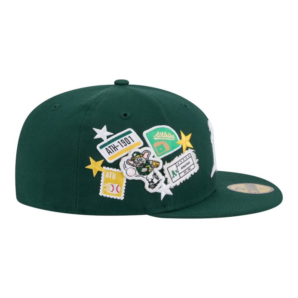 Green Athletics New Era City Patch 59FIFTY Fitted Hat