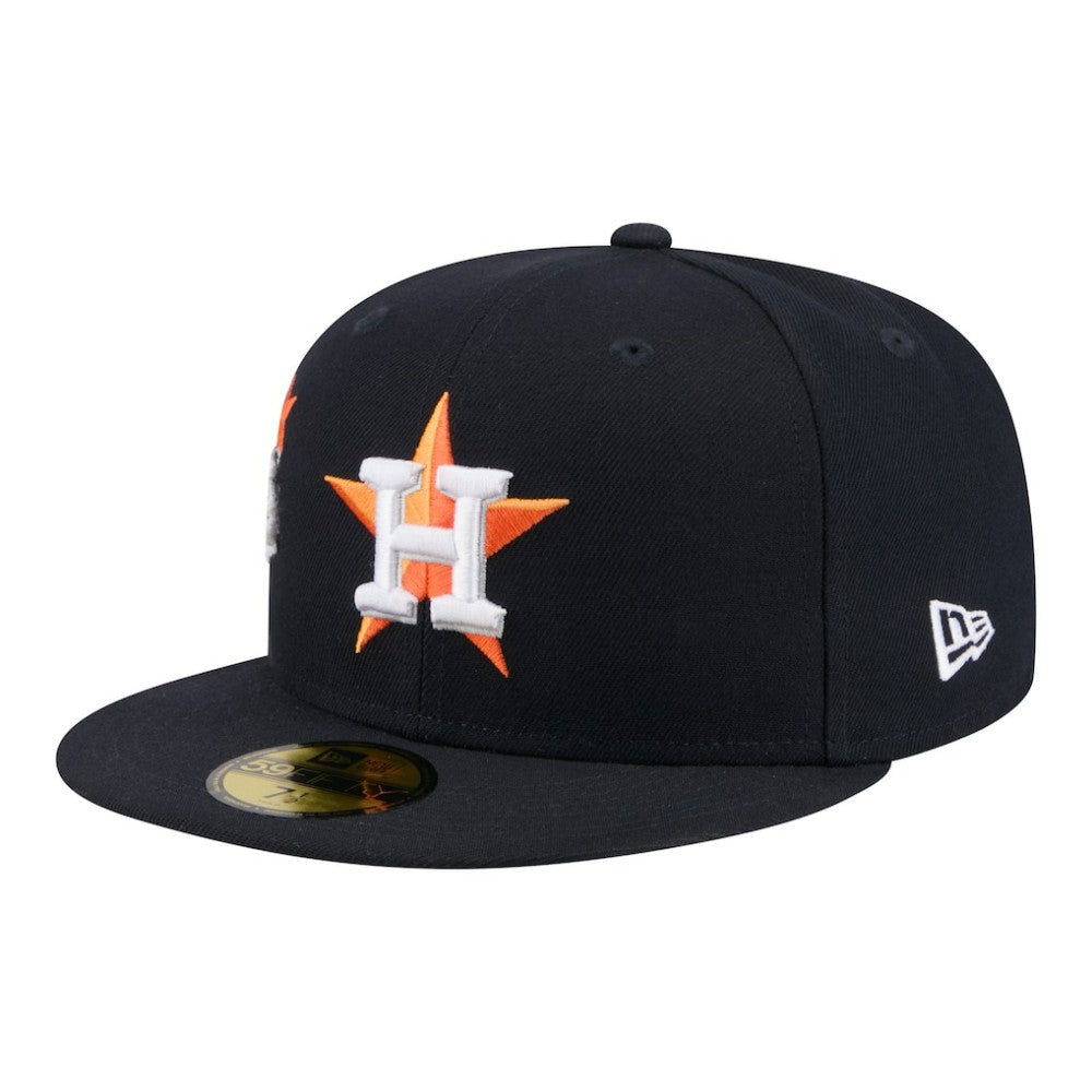 Navy Houston Astros New Era City Patch 59FIFTY Fitted Hat