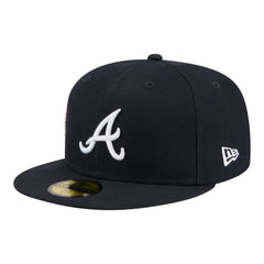 Navy Atlanta Braves New Era City Patch 59FIFTY Fitted Hat