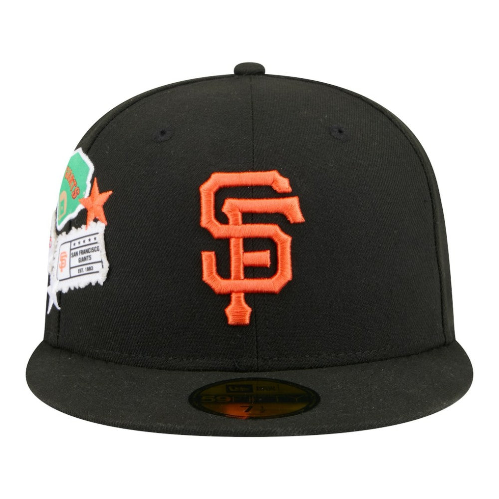 Black San Francisco Giants New Era City Patch 59FIFTY Fitted Hat
