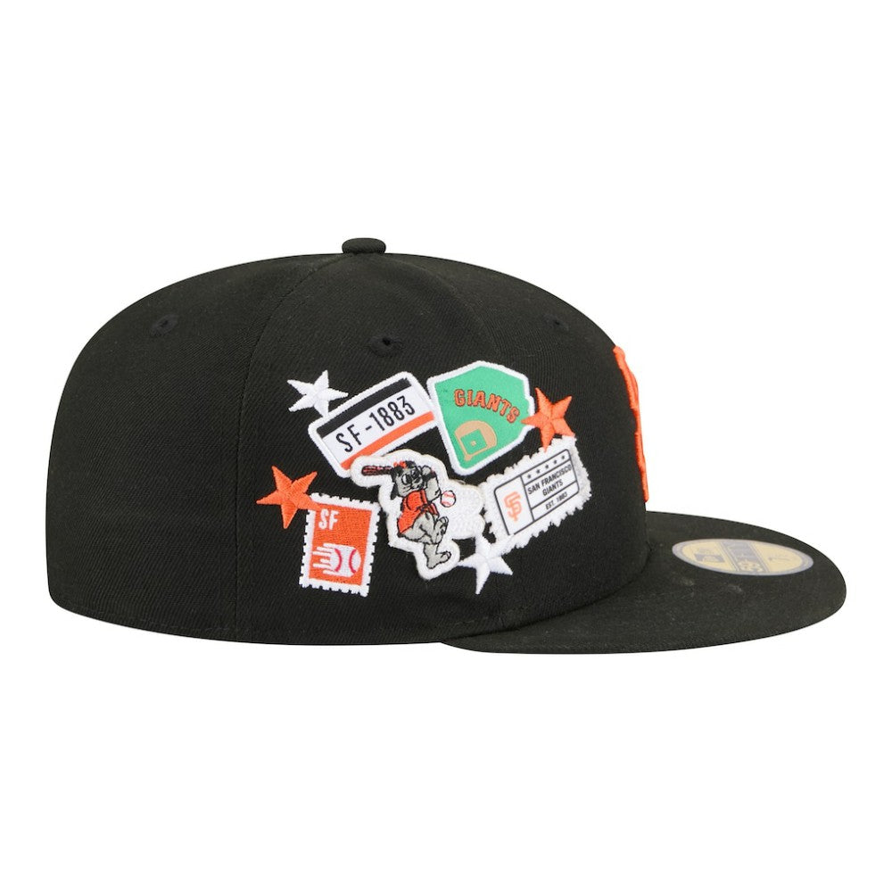 Black San Francisco Giants New Era City Patch 59FIFTY Fitted Hat