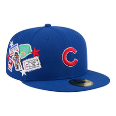 Royal Chicago Cubs New Era City Patch 59FIFTY Fitted Hat