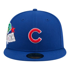 Royal Chicago Cubs New Era City Patch 59FIFTY Fitted Hat