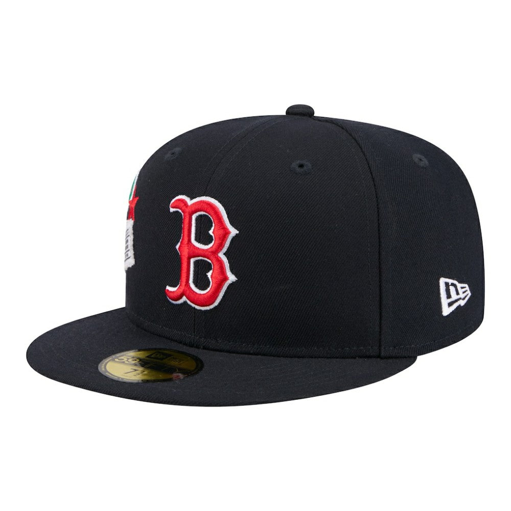 Navy Boston Red Sox New Era City Patch 59FIFTY Fitted Hat