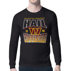 Starter Comic Style Slogan Long Sleeve T-Shirt - Washington Commanders T-shirts
