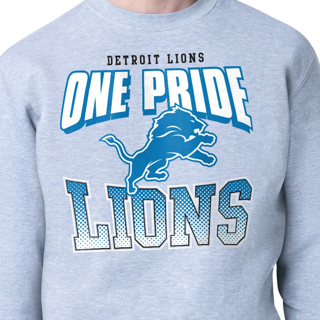 Starter Comic Style Sweatshirt - Detroit Lions Sweatshirts