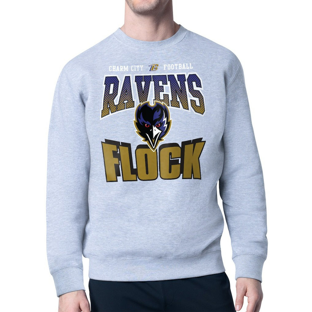 Starter Comic Style Sweatshirt - Baltimore Ravens Sweatshirts