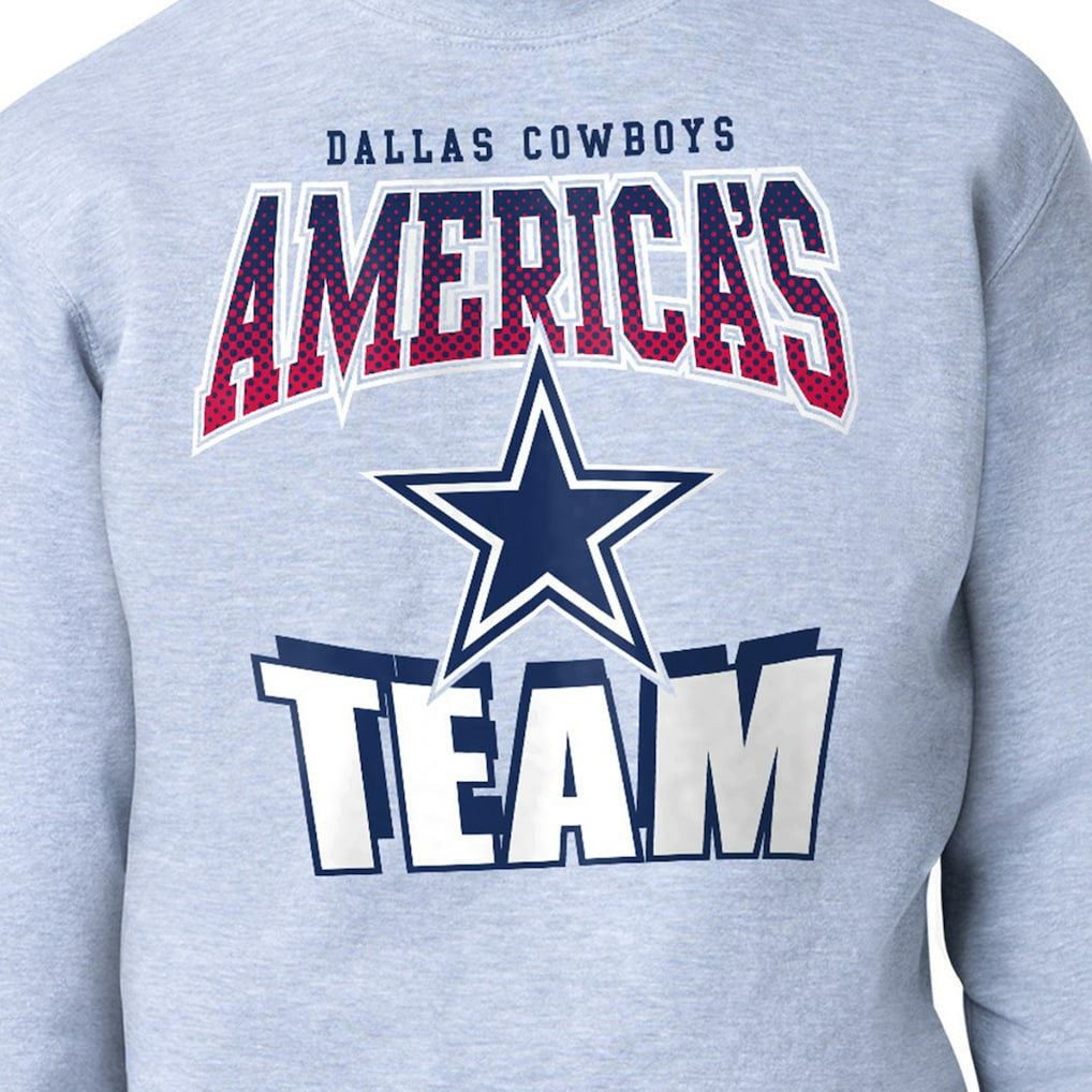Starter Comic Style Sweatshirt - Dallas Cowboys Sweatshirts