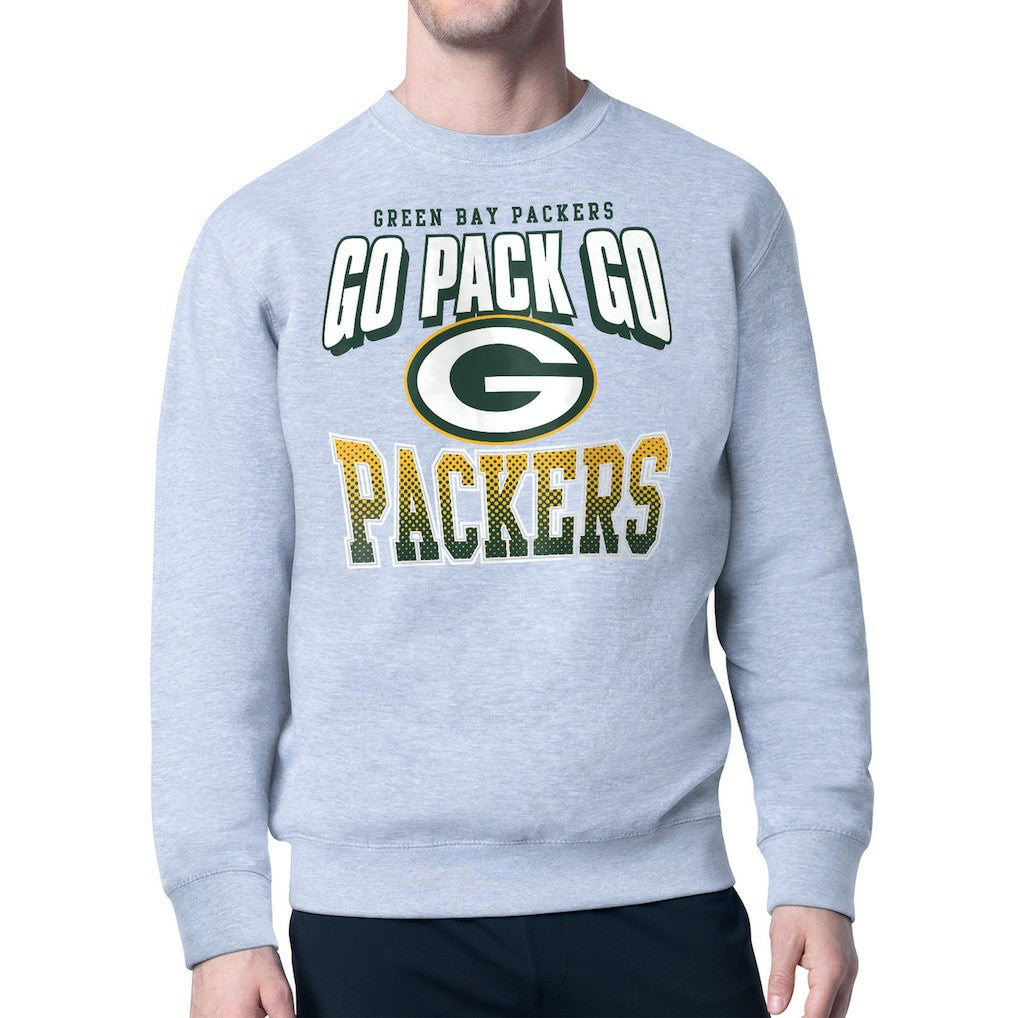 Starter Comic Style Sweatshirt - Green Bay Packers Sweatshirts