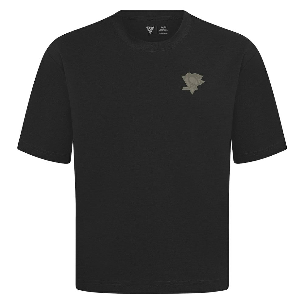 NHL Pittsburgh Penguins Levelwear Copper Oversized Luxe Signature Knit T-Shirt