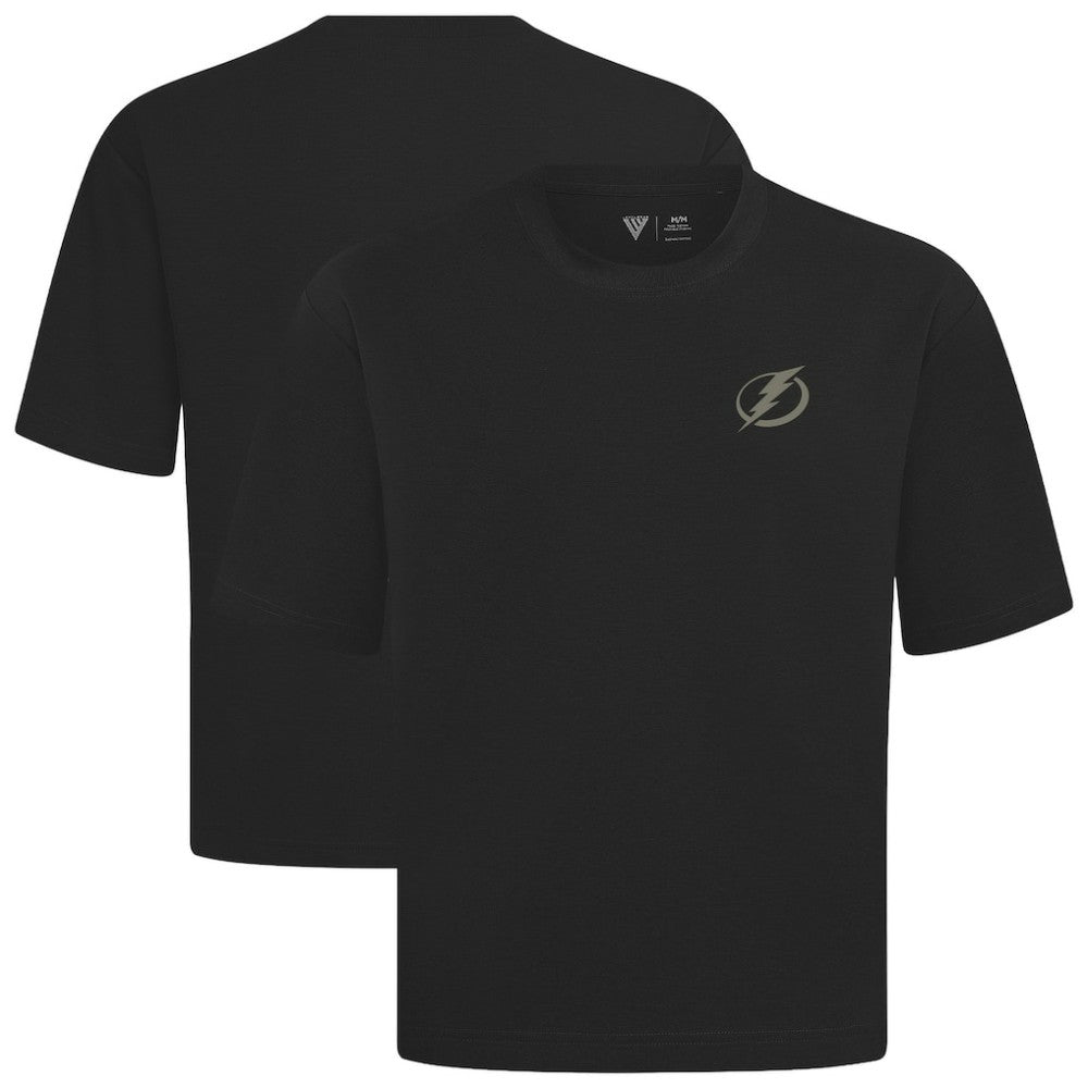 NHL Tampa Bay Lightning Levelwear Copper Oversized Luxe Signature Knit T-Shirt