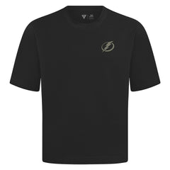 NHL Tampa Bay Lightning Levelwear Copper Oversized Luxe Signature Knit T-Shirt