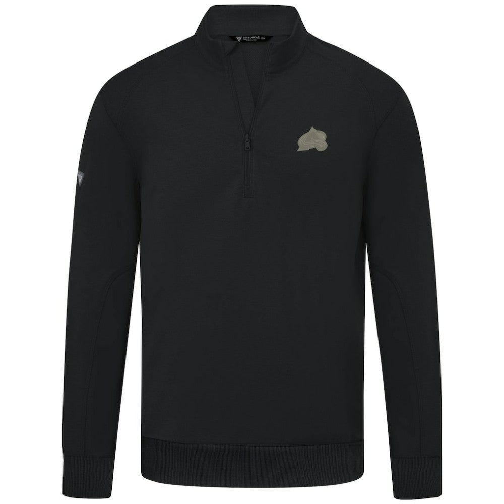 NHL Colorado Avalanche Levelwear Copper Upright Quarter-Zip Pullover