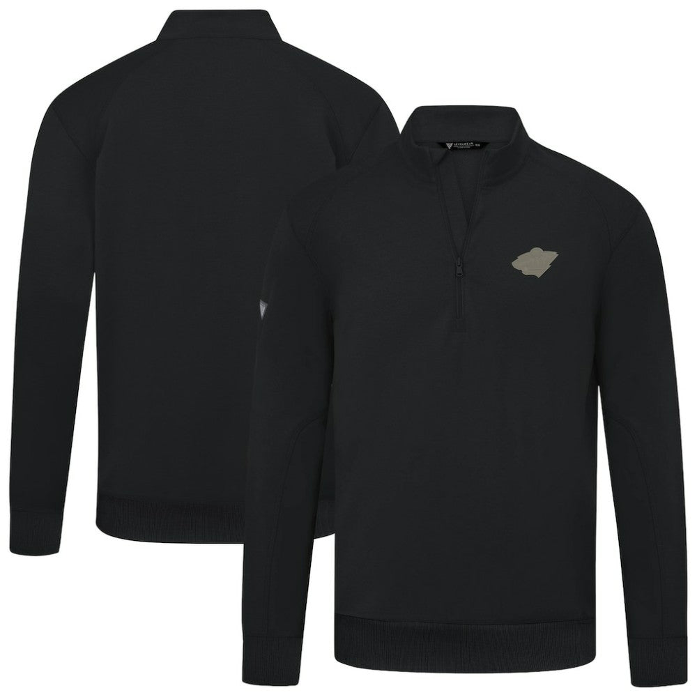NHL Minnesota Wild Levelwear Copper Upright Quarter-Zip Pullover
