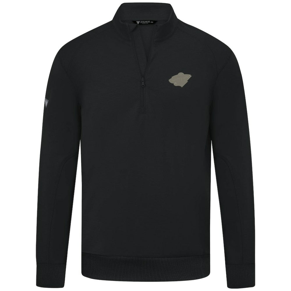 NHL Minnesota Wild Levelwear Copper Upright Quarter-Zip Pullover