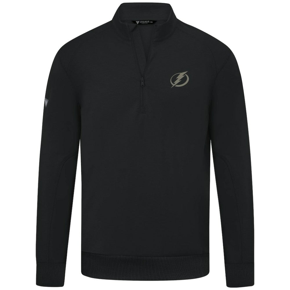 NHL Tampa Bay Lightning Levelwear Copper Upright Quarter-Zip Pullover